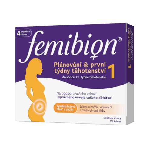 FEMIBION 1 - Планирование и первый триместр беременности, 28 таблеток